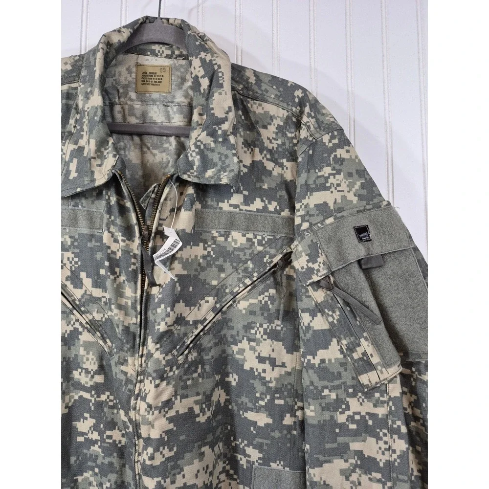 NEW US Military Mens UCP Digital Camo Flight Suit Coveralls Large Regular